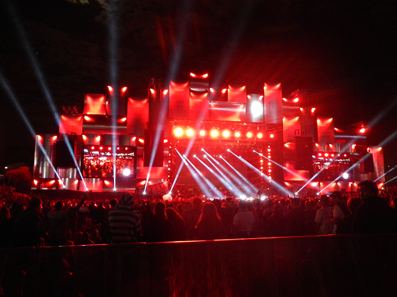 Even the opening acts looked big at Rock in Rio Lisbon. Photo by Vickie Claiborne