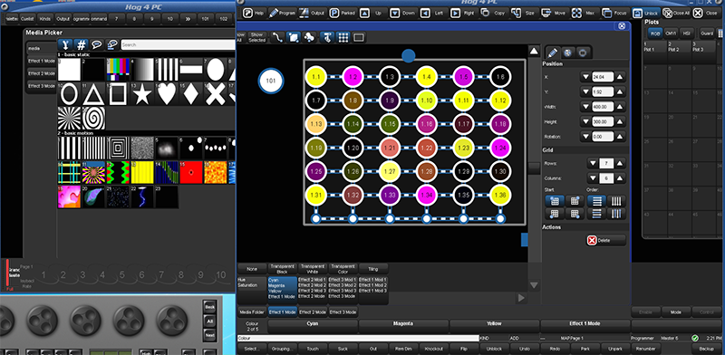 Features like transparency effects, brightness controls and image wrapping tools can be applied to a PixelMap Layer within a plot without requiring an external media server.