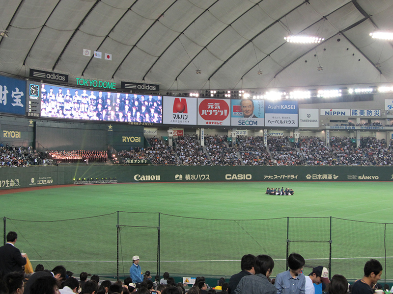 LED video displays within the Tokyo Dome make use of Macroblock's technology.