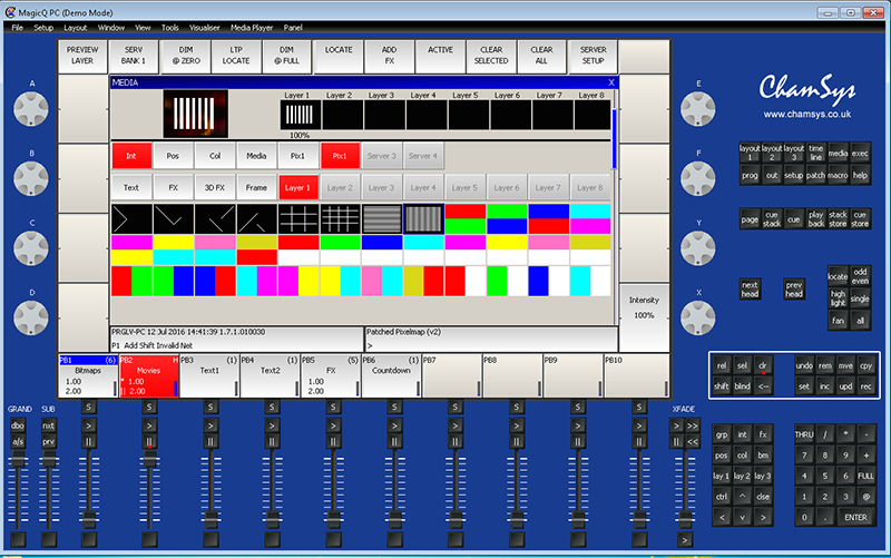 ChamSys MagicQ and other consoles now use the CITP protocol to display thumbnails of video content.