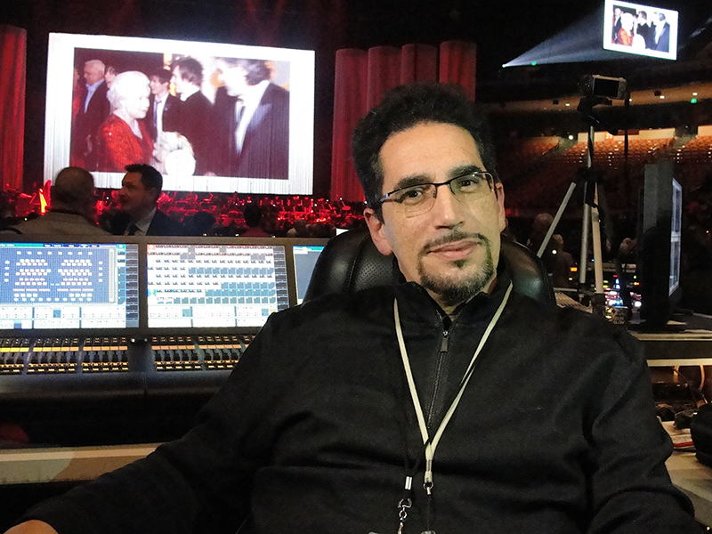 Aldo Visentin, LD for Andrea Bocelli. Photo by Debi Moen