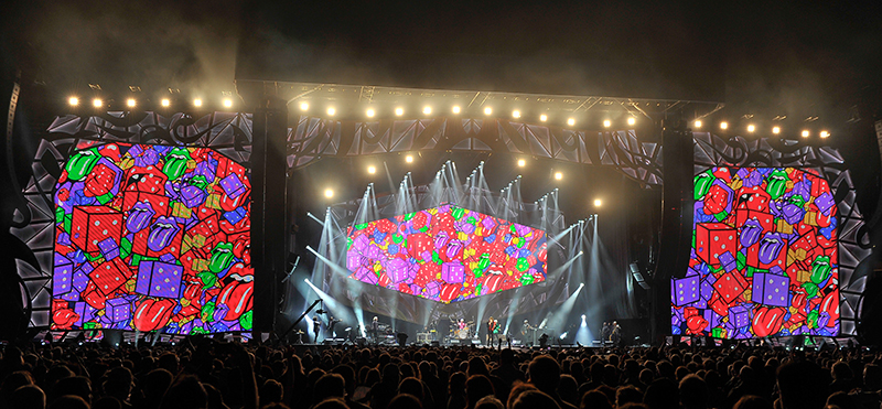 The 2016 shows included many of the same design elements as the band's 2015 summer tour, pictured here. Photo by Steve Jennings