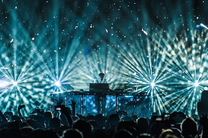 The two-night EDM event brought top artists and revelers together in Denver’s convention center. Pictured here, Flume performs. Photo by midg view