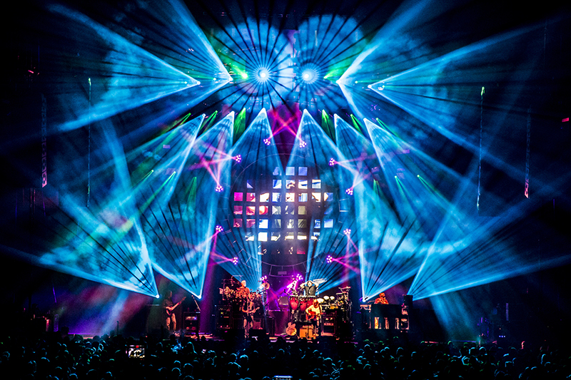 String Cheese Incident, lit by Andrew Cass. Photo by Doug Fondriest