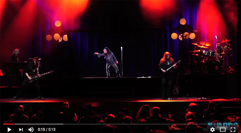 The 3D likeness of Ronnie James Dio performed along with former bandmates at the Pollstar Awards on Feb. 2.