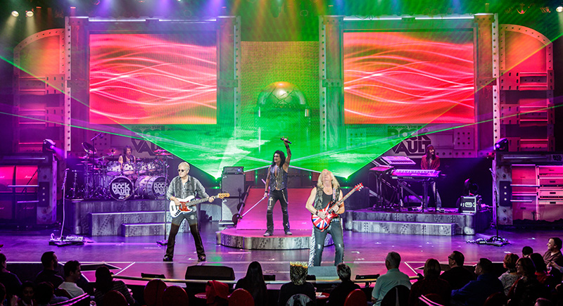 LD Paul Dexter returns to Raiding the Rock Vault with a new edition of the classic rock show, this one staged at the Hard Rock Hotel & Casino in Las Vegas. Photo credit - Erik Nielsen-Raiding the Rock Vault