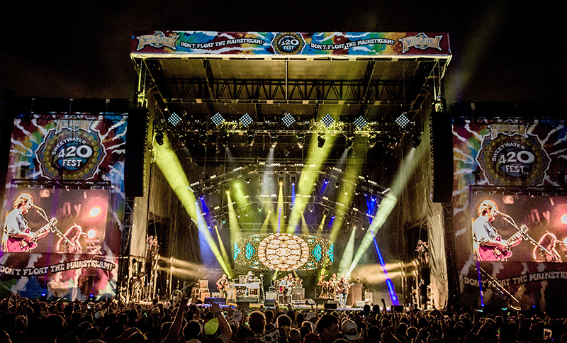 Widespread Panic at SweetWater 420 Festival. Photo courtesy Dave Vann