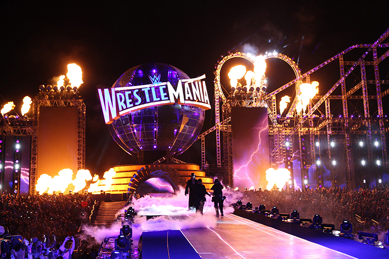 WrestleMania 33, an epic thrill ride for more than 75,000, was a live production masterpiece. Photos by Todd Kaplan