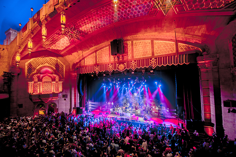 The Fox Theatre in Atlanta was packed for the party. Photo by Dave Vann