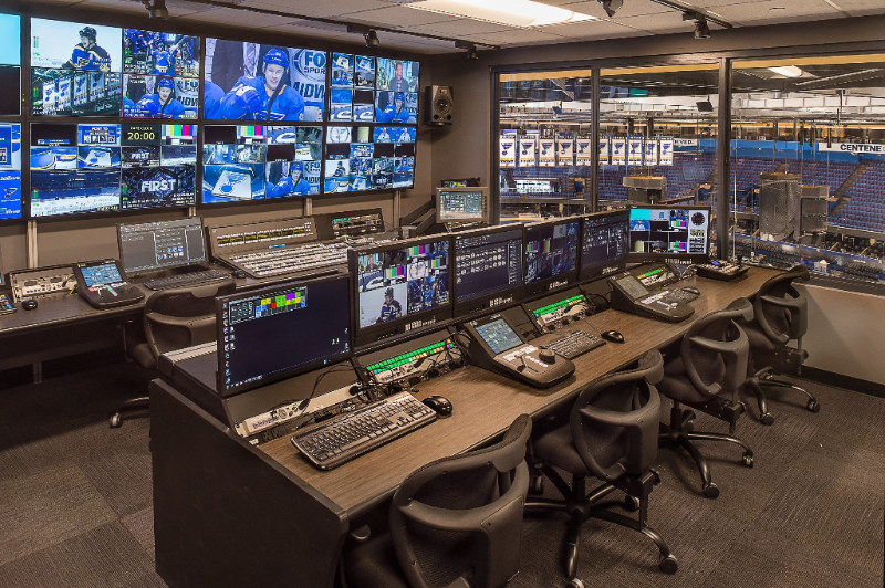 Grass Valley outfitted the improved video control room with a complete solution, including the 3M/E Karrera K-Frame S-series production switcher, three LDX 86 WorldCam cameras for HD/3G acquisition, an LDX 86 XtremeSpeed camera for 6X HD and 1X/3X 3G acquisition, an LDX C80 Compact WorldCam camera for hard to reach and remote applications, XCU Universe XF base stations, six Densité 3 Frames for housing audio and video signal processing modules, eight Kaleido-Modular-X Multiviewers, two K2 Dyno Replay Systems with ShareFlex capability, an NVISION 8500 Hybrid Series router with 144x144 matrix and an NV9000 controller.