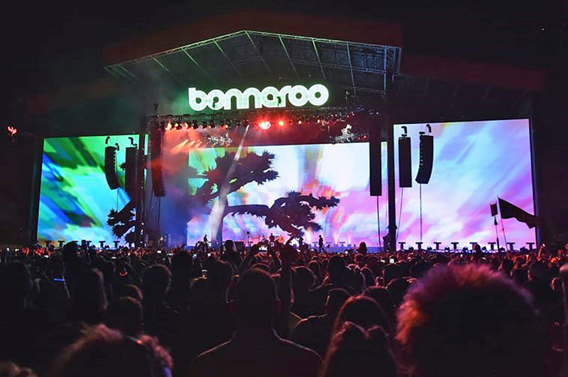 U2 performed at Bonnaroo this year