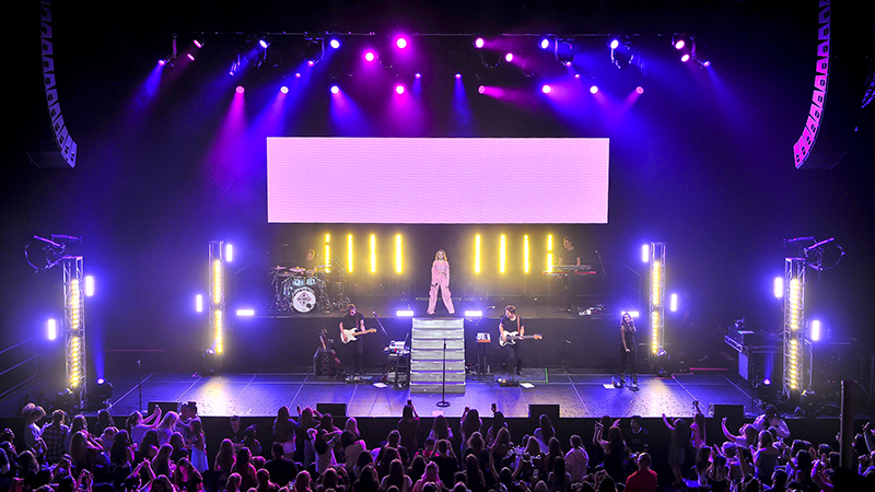 Sabrina Carpenter performed July 15 at the Masonic Auditorium in San Francisco. Photo by Steve Jennings