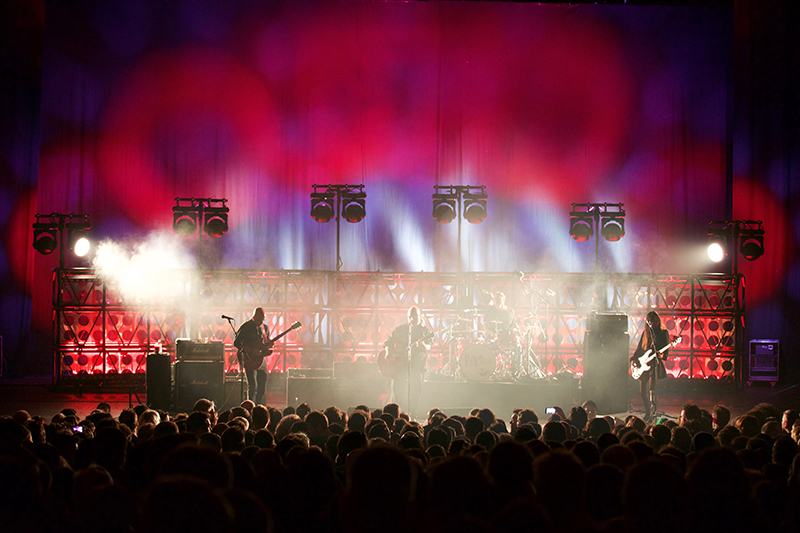 Pixies on tour. Photo by Myles Mangino