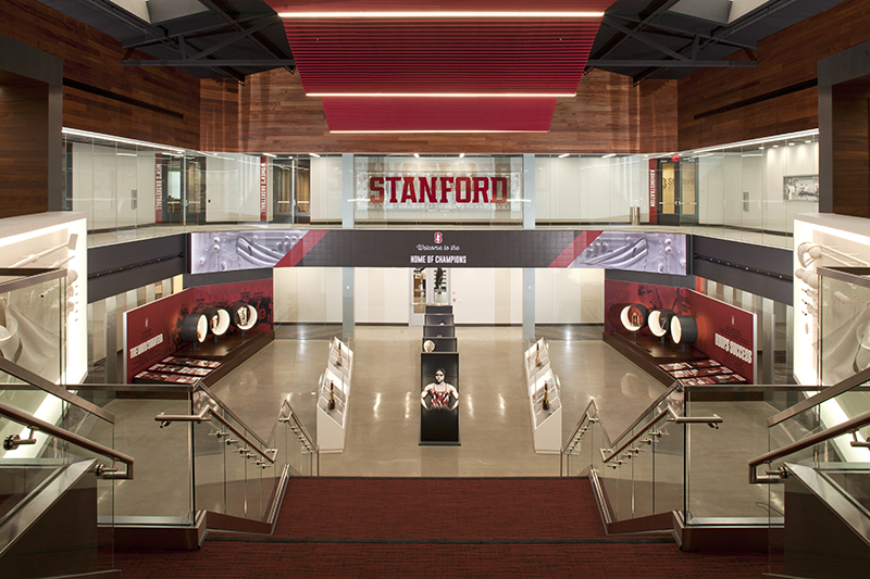 Stanford Athletics’ Home of Champions Opens with PixelFLEX Visuals. Photo by Advent