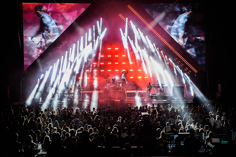 OneRepublic wowed the crowds on the 2017 Honda Civic Tour with live video manipulation using VideoDust and Blackmagic Design technologies.