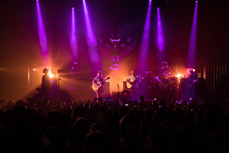 Pictured here - the show at the Enmore Theatre in Sydney on Sept. 26