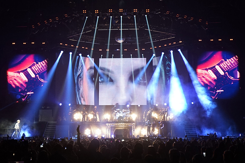 The 1980’s boy band members (and twins) reunited and performed (sans bandmate Craig Logan) at O2 Arena in London this summer.