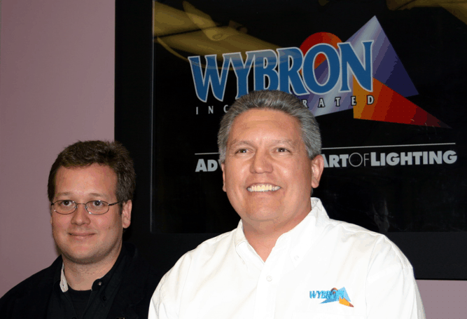 Miles Dudgeon (L) and CEO Larry Turner